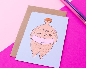 Postcard • You Are Valid • You're Welcome Club