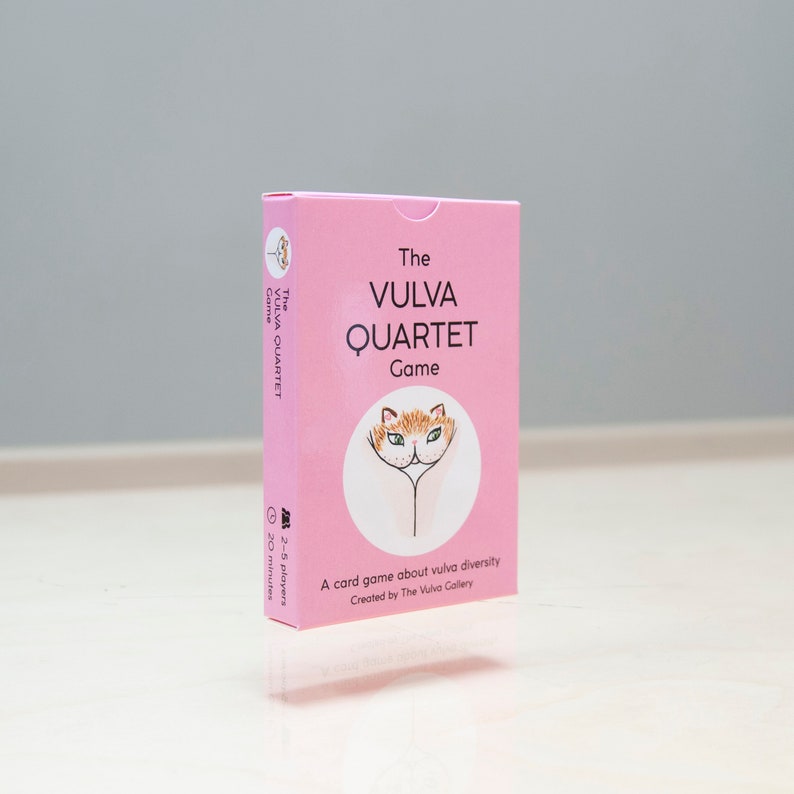 The Vulva Quartet Game A card game about vulva diversity by The Vulva Gallery image 6