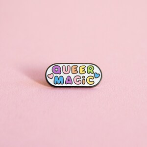 Queer Magic Enamel pin You're Welcome Club image 4