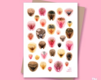 Postcard • Vulva Variety • The Vulva Gallery