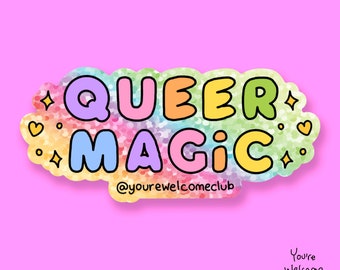 Sticker • Queer Magic • You're Welcome Club