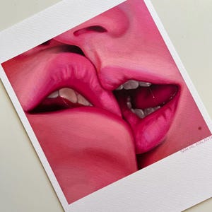 Fine Art Print • Kissing