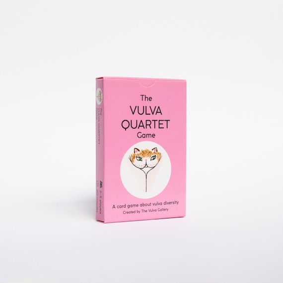 Das Vulva Quartet Spiel Ein Kartenspiel Uber Vulva Vielfalt Etsy