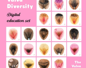 Vulva Diversity Education Set • Digital • The Vulva Gallery
