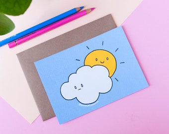 Postcard • Sun and Cloud • You're Welcome Club