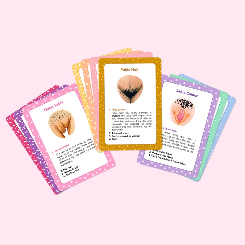The Vulva Quartet Game Un gioco di carte sulla diversità della vulva di The Vulva Gallery immagine 5