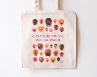 Tote Bag • C'est une vulve, pas un vagin • The Vulva Gallery