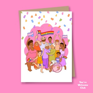Postkarte • Pride • You're Welcome Club