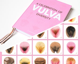 Vulva Vielfalt Lernset • Buch & Aquarell Print Kollektion