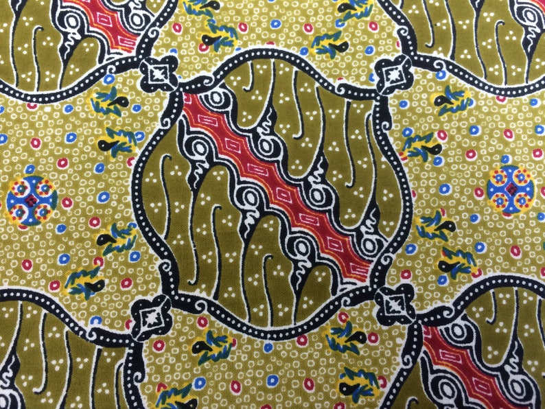 African Fabric from Kenya. Ankara Print Fabric. Java Style Etsy