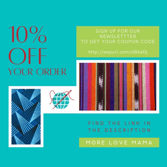 Guatemalan Fabric by the YARD. Turquoise Striped Ikat . 100 ...