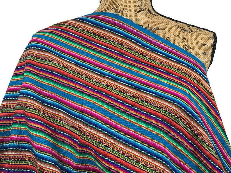 Gray Aguayo Tablecloth South American Art Break Inka Peruvian Fabric Native Table Cover 48 x 42 Peru Bolivia Ecuador