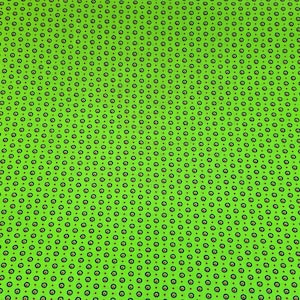 South African Shweshwe Fabric by the YARD. DaGama Three Cats Lime Green Circled Dots. Cotton Fabric for Quilting, Apparel, and Home Decor Bild 4