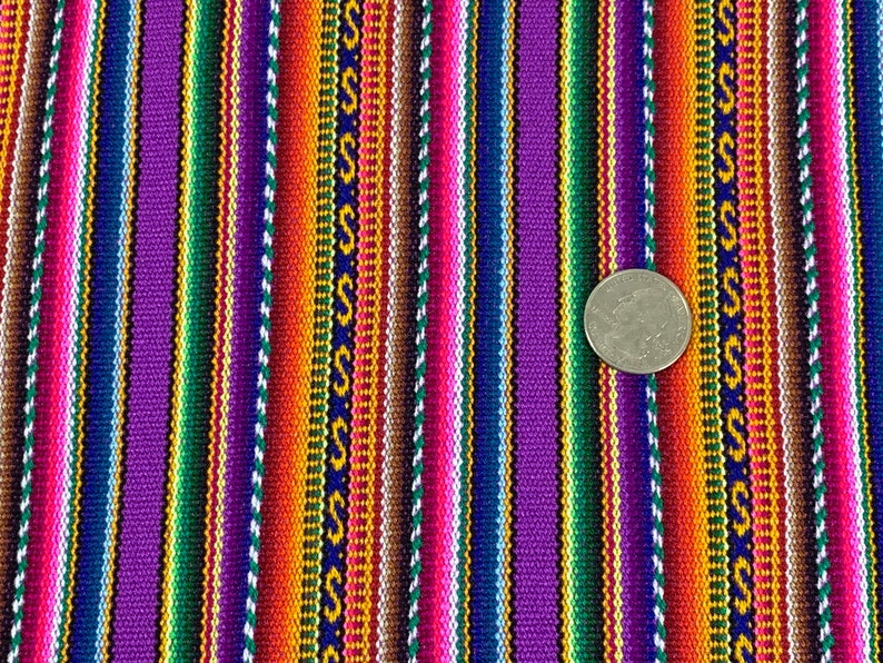 Peruvian Inca Woven Fabric by the YARD. South American Bayeta | Etsy