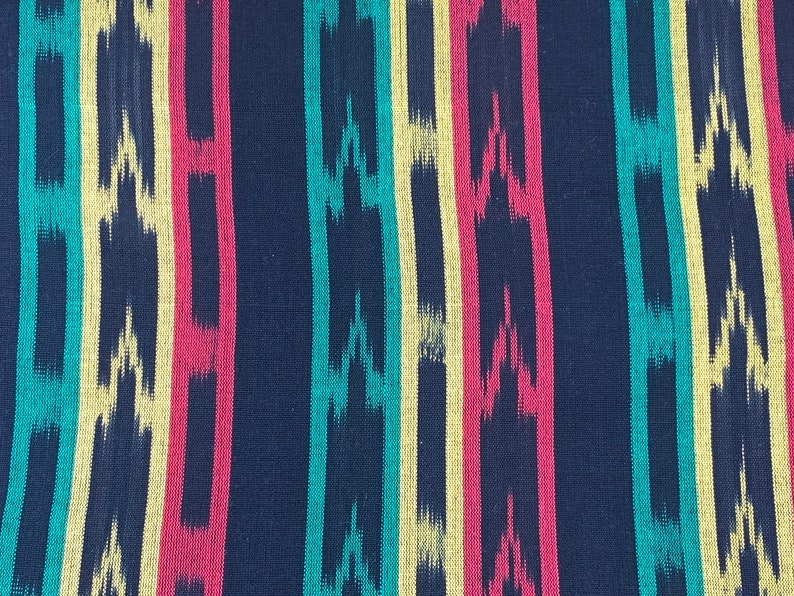 Guatemalan Fabric by the YARD. Rasta Style Ikat in | Etsy