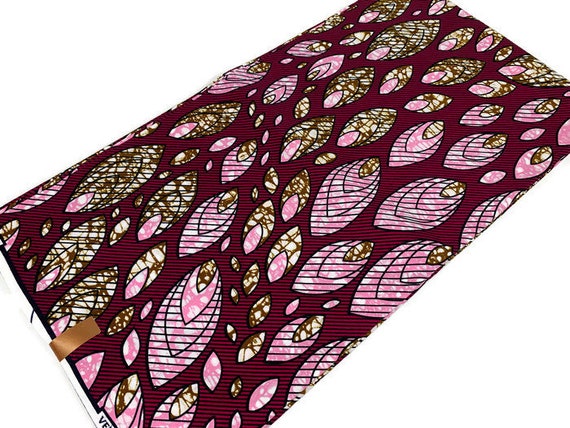 African Cotton Print Fabric Ankara Wax Beautiful Bright Colors 1 Yard or 6 Yards