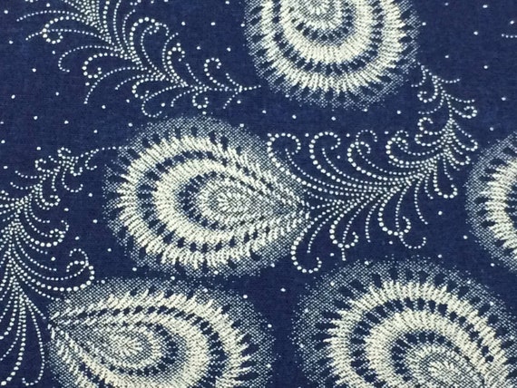 Blue and white shweshwe hot sale