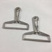 Clearance - 2" Polished Nickel Silver Swivel Snap Hook Set (One Pair)