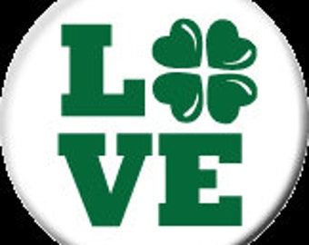 Love (St. Patrick's Day) Button