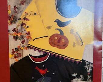 Winter Friends, Autumn Grins Applique Pattern IJ699