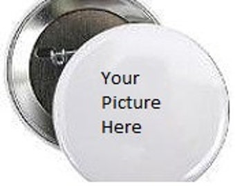 personalized photo button 2.25"