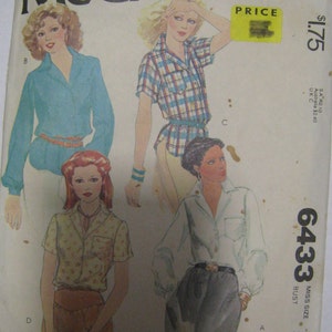 McCall&#39;s 6433 Misses&#39; Shirt Pattern