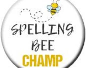 Spelling Bee Champ Button