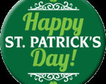 Happy  St. Patrick's Day Button