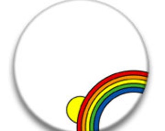 Rainbow Personalized Button