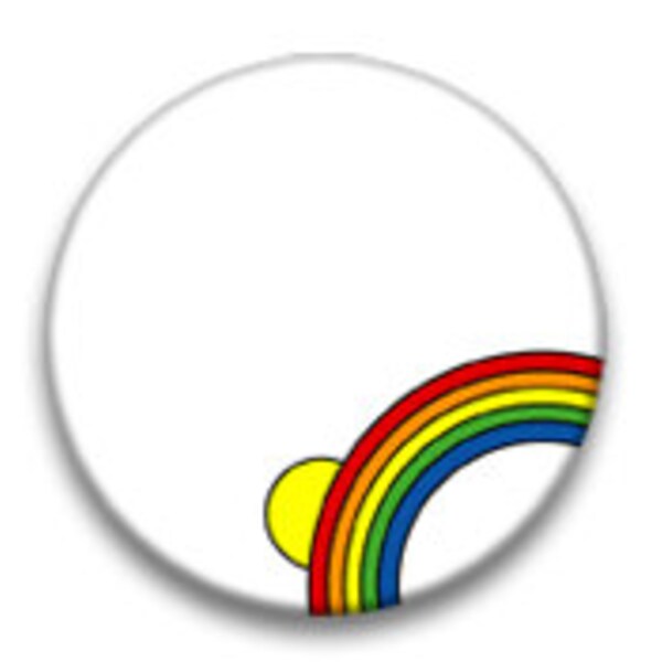 Rainbow Personalized Button