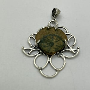 Coin Pendant,with Antique Authentic Bronze Widow’s Mite Coin, 925 sterling silver Pendant, Ancient Coin Jewelry