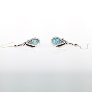 Ancient Earrings -Roman Glass 925 Sterling Silver Dangle  Earrings Unique Design, Classic