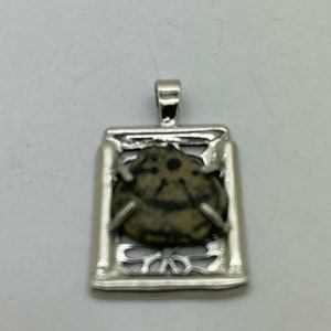 Coin Pendant,with Antique Authentic Bronze Widow’s Mite Coin, 925 sterling silver Pendant, Ancient Coin Jewelry ecessarily identical to one