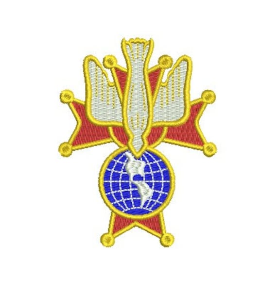 Fourth degree knights of columbus embroidery design Etsy