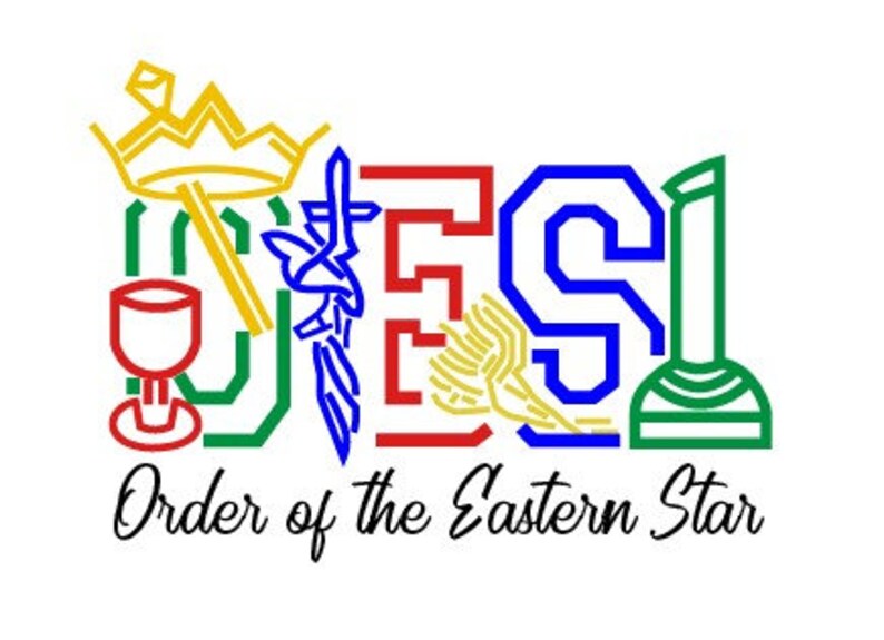 Order of the Eastern Star OES Drawstring bag