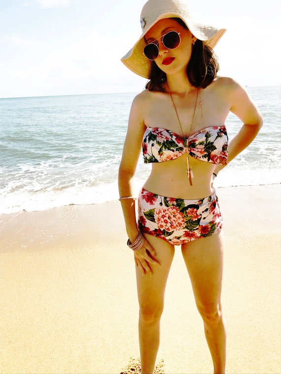 vintage style swimming costume