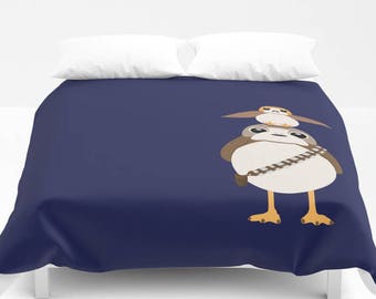 Porg Duvet Cover Etsy