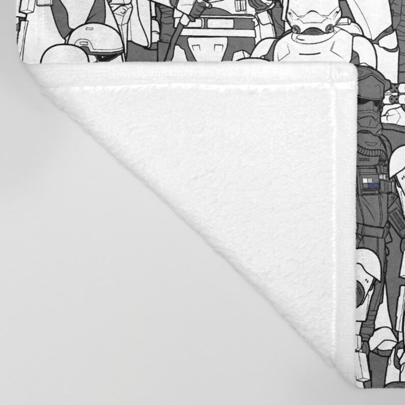 Kylo Ren Blanket The Force Awakens Throw Blanket Kylo Ren and the First Order Blanket The First Order Star Wars Blanket