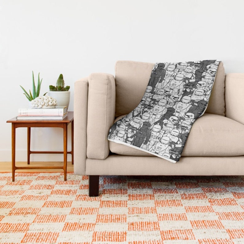 Kylo Ren Blanket The Force Awakens Throw Blanket Kylo Ren and the First Order Blanket The First Order Star Wars Blanket