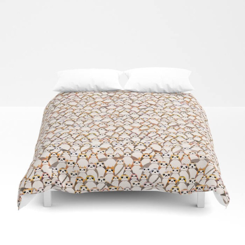 Star Wars Duvet Cover Porgs The Last Jedi