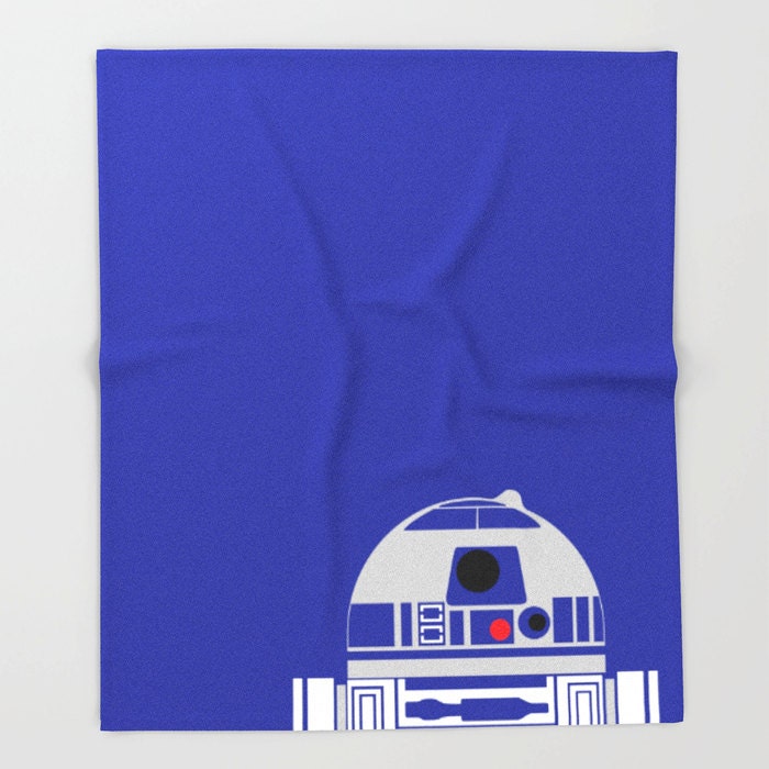 Star Wars Inspired R2D2 Blanket Etsy