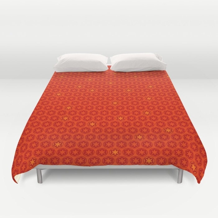 Star Wars Duvet Imperial Cog In Red Orange Cover Dark 50