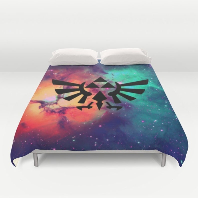 Zelda Duvet Cover Triforce In The Stars Image 0