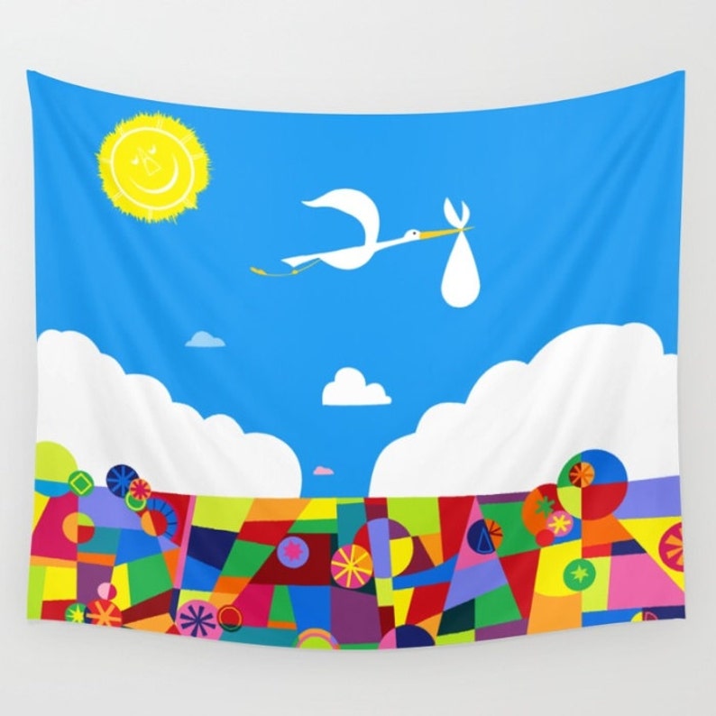 Disney's Pixar's Up Nursery Wall Tapestry Etsy