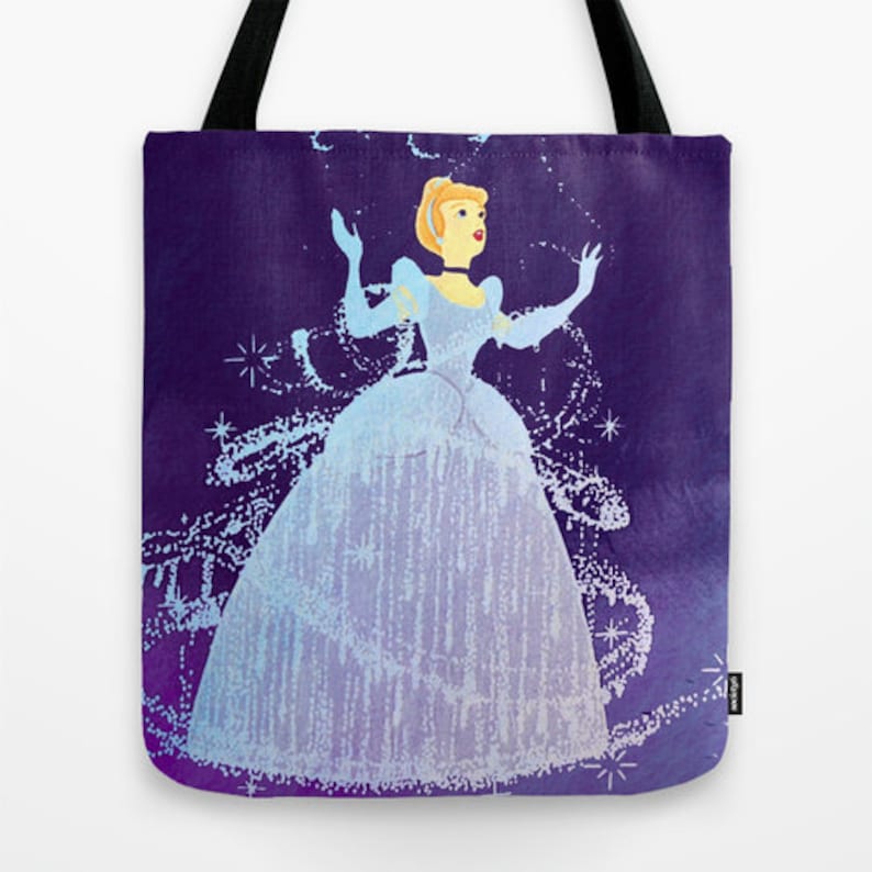 Cinderella Tote Bag Disney Princess Etsy