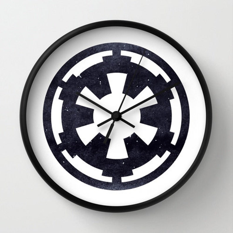 10 Star Wars Imperial Cog Wall Clock Etsy