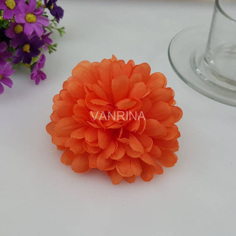 Bulk Silk Flowers Artificial Flower Heads Daisy 100 Flowers Etsy