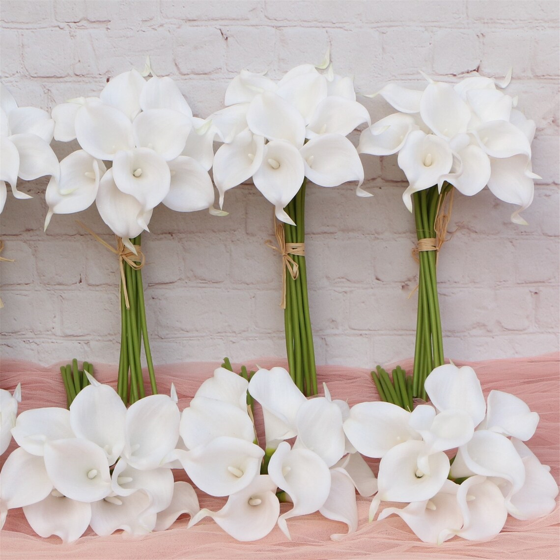 100 White Calla Lilies in Bulk Wholesale Calla Lily Bouquet Etsy