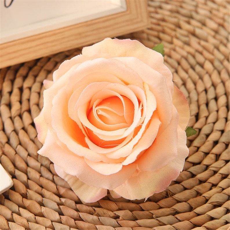 Wholesale Flower Heads Velvet Roses Artificial Bulk Flowers Etsy