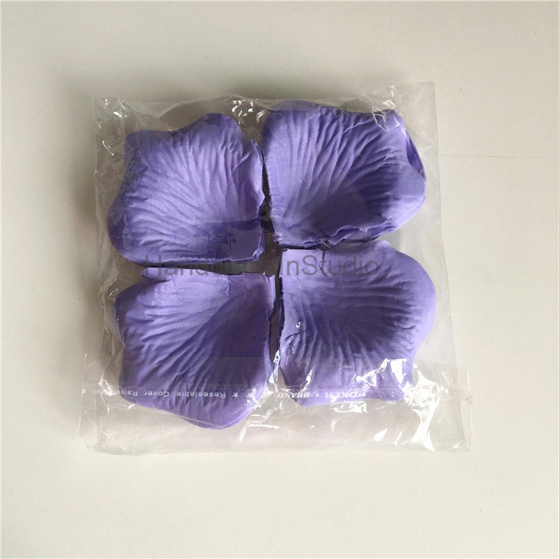 Lavender Rose Petals Light Purple Silk Flower Petals 1000 For Etsy